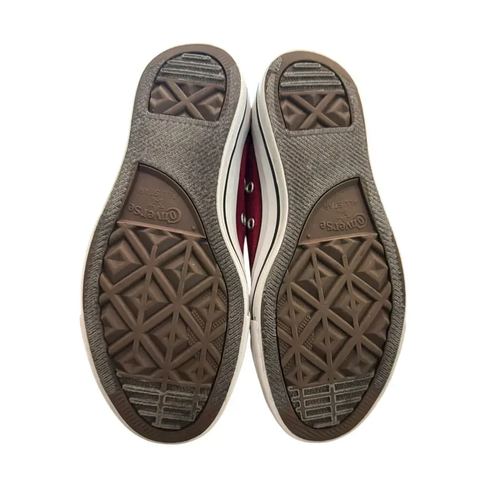 Converse Chuck Taylor All Star Ox Burgundy Canvas Women’s 7 Men’s 5